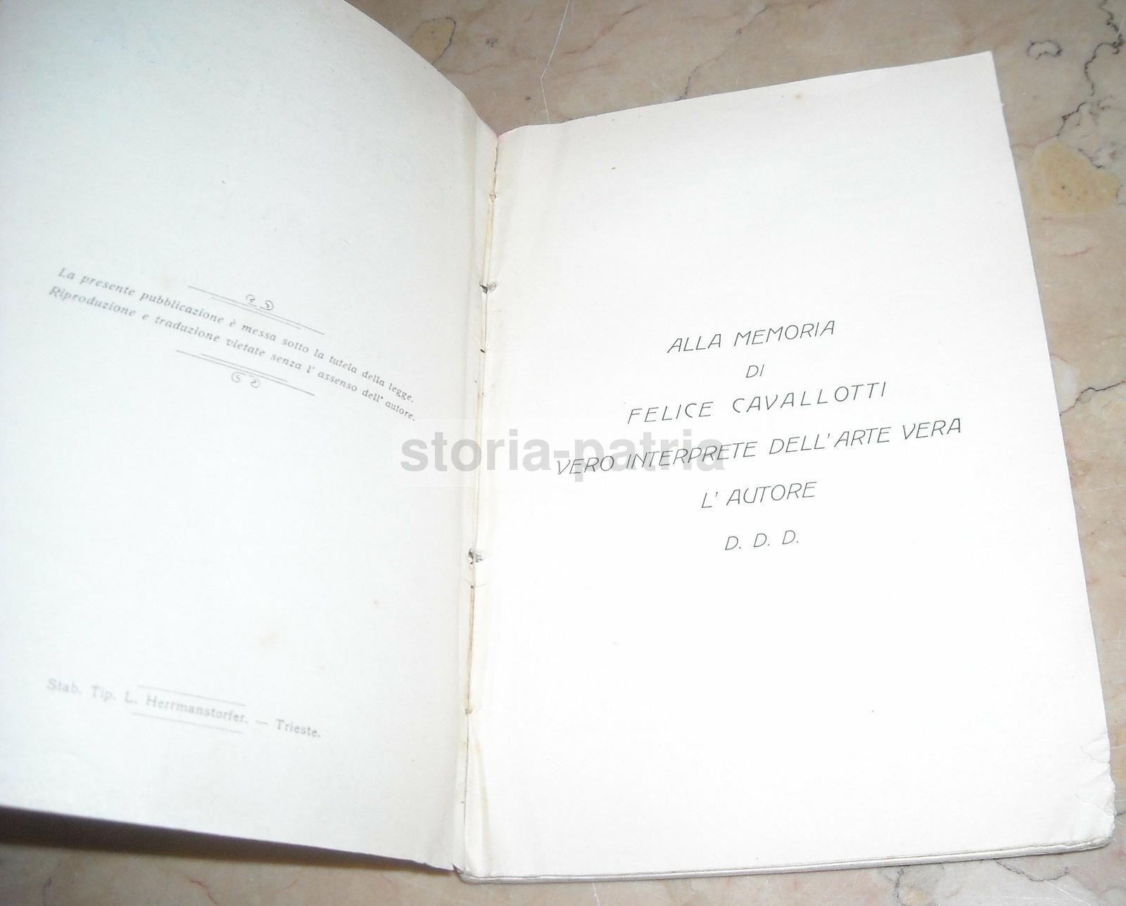 Abruzzo, Dannunzio, Antica Conferenza, Spalato, Forlani, Cavallotti, Trieste, 1908 immagine 2