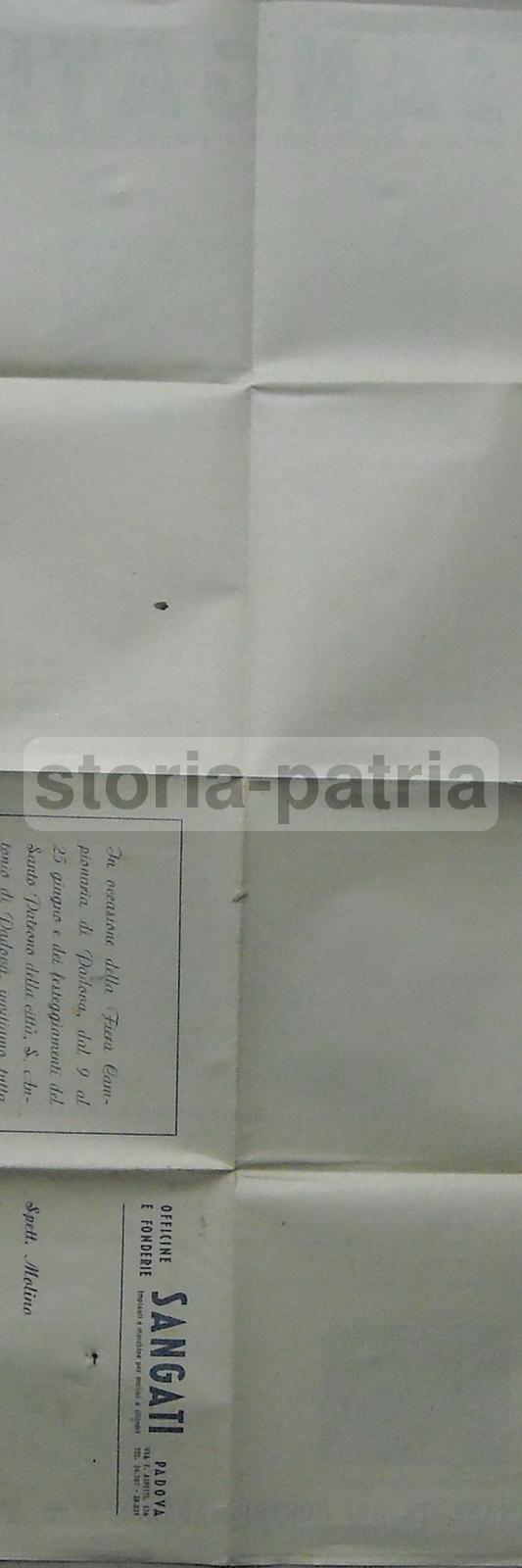 Agricoltura, Industria Meccanica Sangati, Macchine Per Molini, Fonderia, Padova, 1951 immagine 4