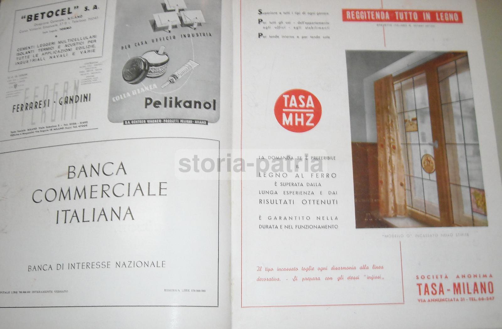 Architettura, Edilizia, Piacentini, Aeronautica, Scuole, Bellano, Mestre, Fagnoni, Rosso immagine 4