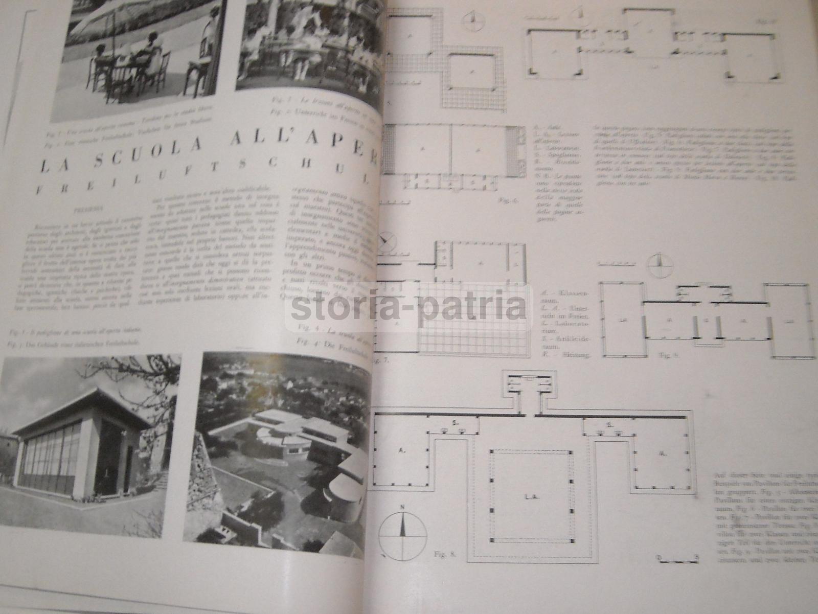 Architettura, Edilizia, Piacentini, Aeronautica, Scuole, Bellano, Mestre, Fagnoni, Rosso immagine 7