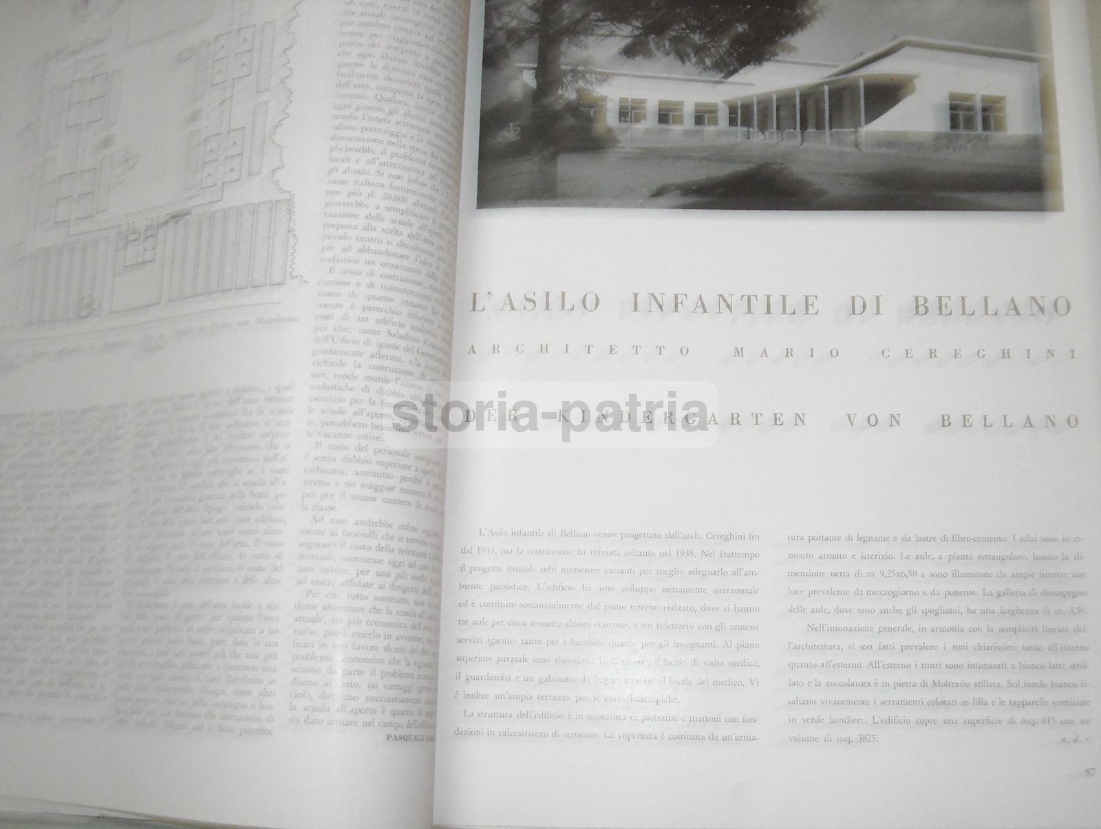 Architettura, Edilizia, Piacentini, Aeronautica, Scuole, Bellano, Mestre, Fagnoni, Rosso immagine 9