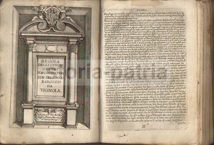 Architettura, Ingegneria, Edilizia, Colonne, Capitelli, Porte, Araldica, Caprarola, Raro immagine 11