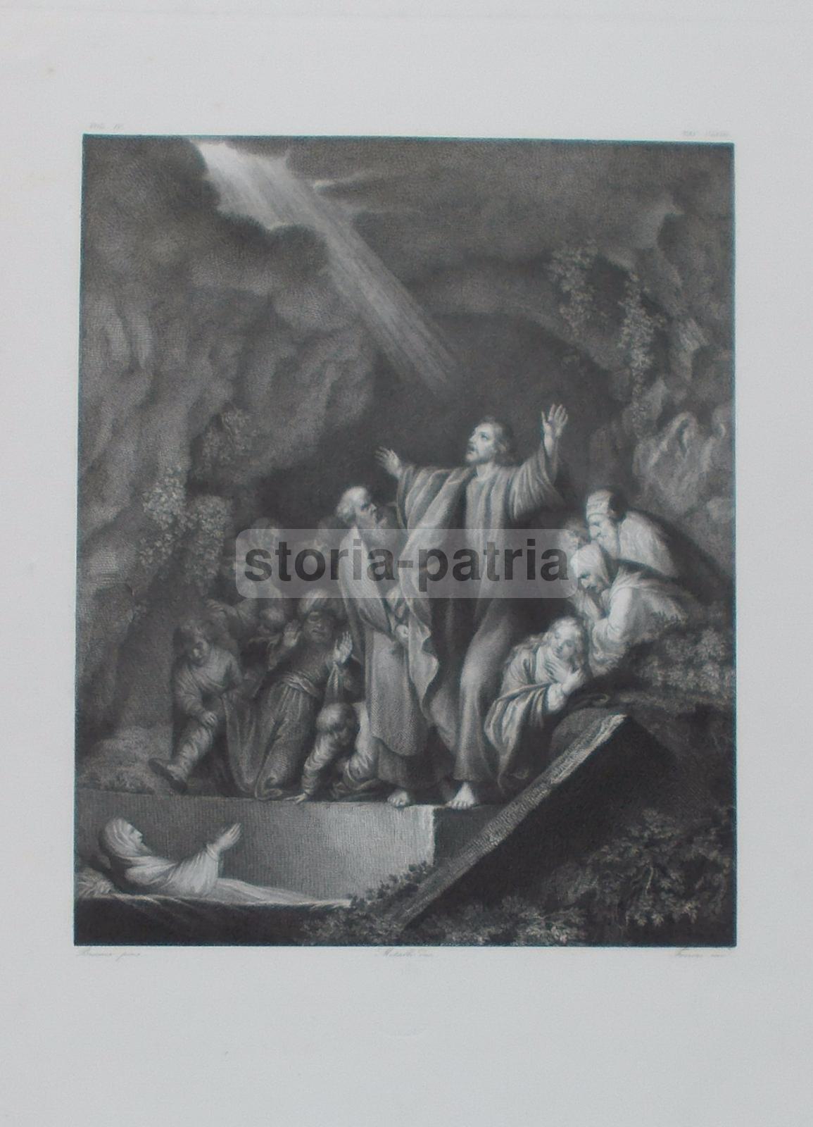 Arte Devozionale, Gesu, Lazzaro, Resurrezione, Bella Scena Artistica, Ferreri, Bramer immagine 1