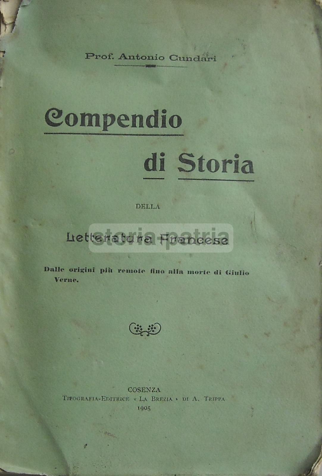 Calabria, Cosenza, Cundari, Filologia, Letteratura, Francia, Dalle Origini A Verne, 05 immagine 1