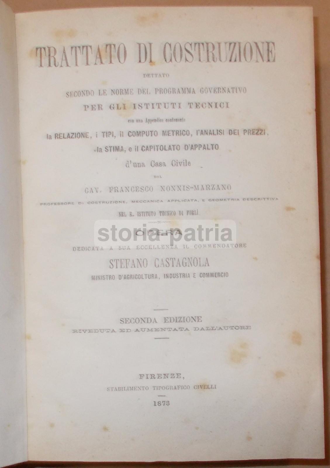 Edilizia, Costruzioni, Capitolato Dappalto, Stima, Nonnis Marzano, Forli, Illustrato immagine 1