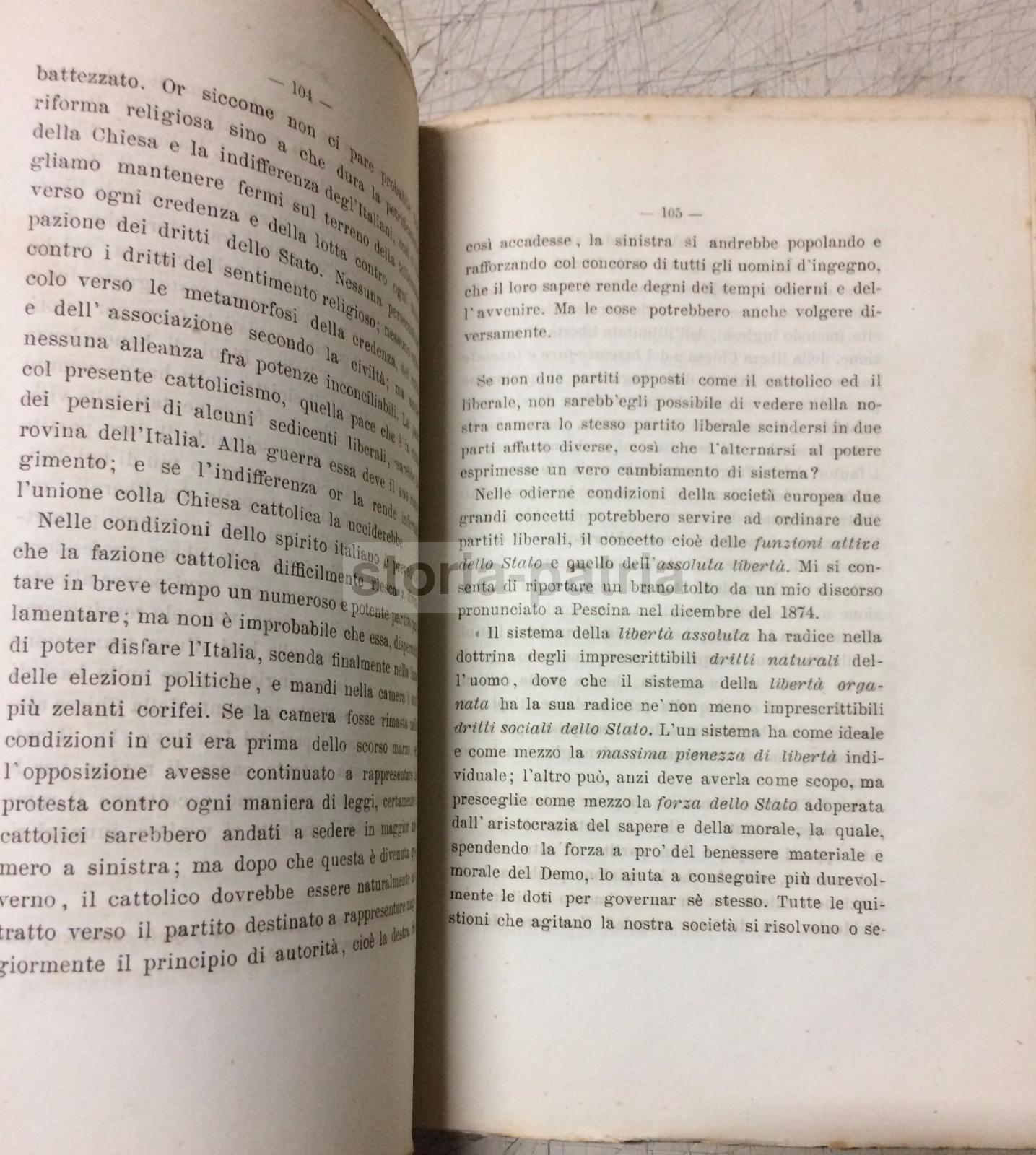 Politica, Economia, Rivoluzione Parlamentare, Marselli, Minghetti, Gesuiti, Ferrovie immagine 1