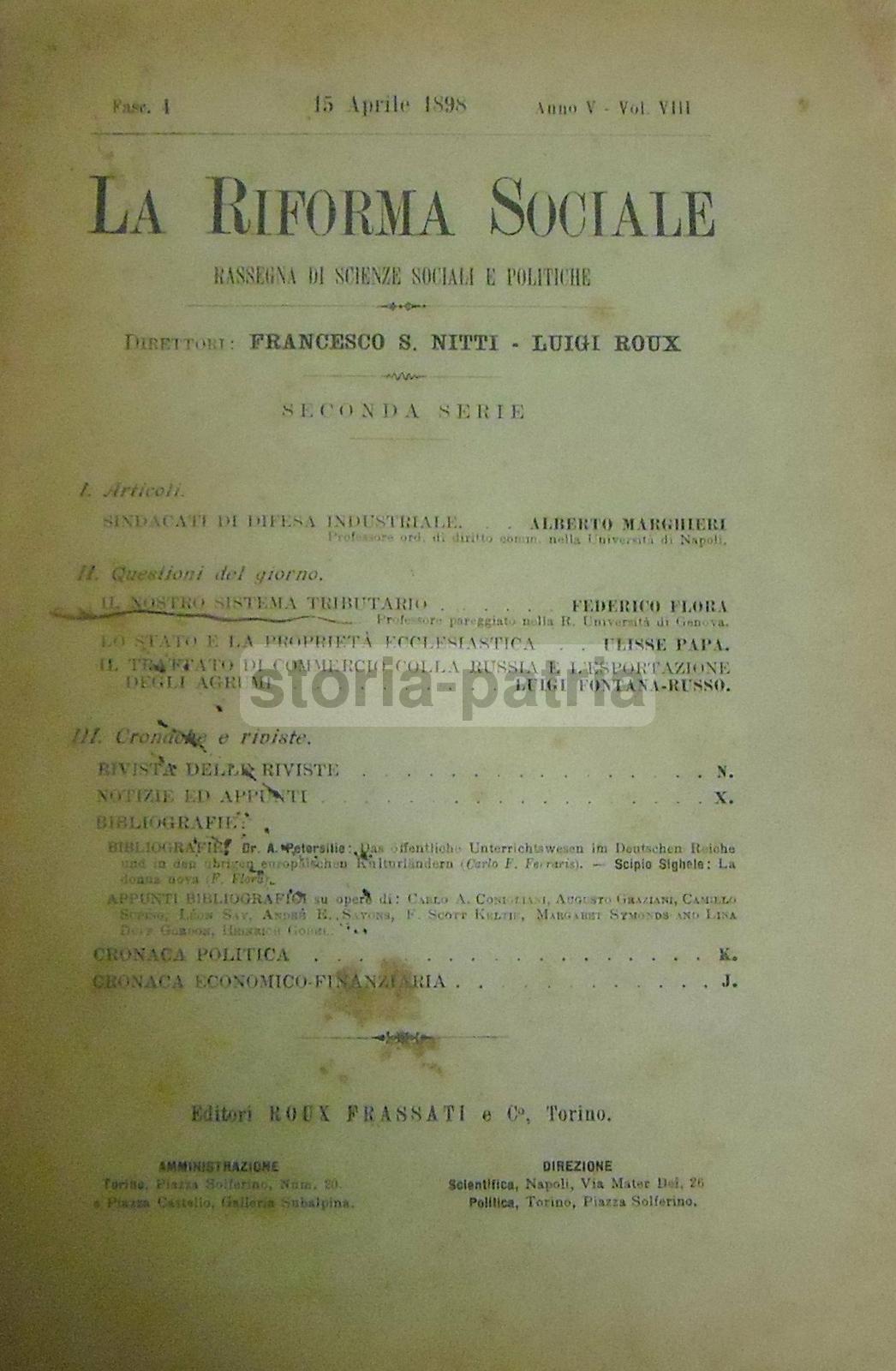 Politica, Economia, Sociologia, Industrie E Sindacato, Agrumi, Russia, Stato E Chiesa immagine 1