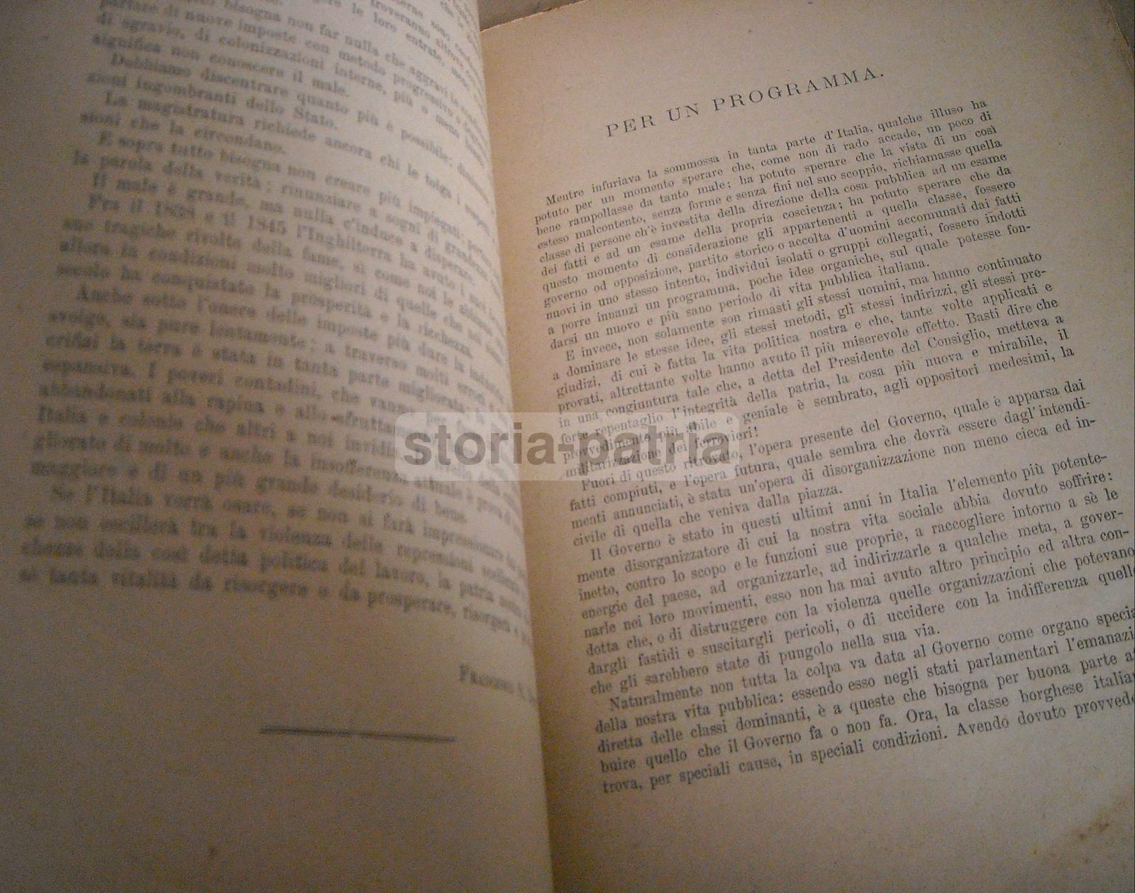 Politica, Economia, Sociologia, Questione Meridionale, Nitti, Morasso, Socialismo, 1898 immagine 2